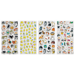 Наклейки декоративные "Настроение", 17,5х9 см, ассорти 4 видов, FUNSTER (ФАНСТЕР), 666098