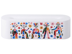 Увлажнитель с эффектом пламени «Flame» с УФ-печатью DTF, Цвет белый