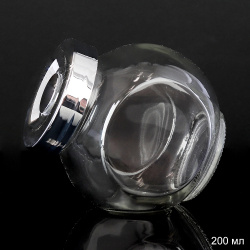 Банка для специй 200 мл на боку / BG-180 /уп 144/ крышкавинтовая