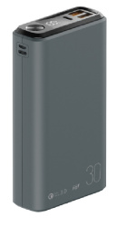 Внешний АКБ QS-30, 30000mAh, space-gray, OLMIO