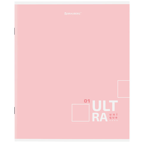 Тетрадь А5, 80 л., BRAUBERG скоба, клетка, обложка картон, "Пастельная" Pastel Tone, 404411