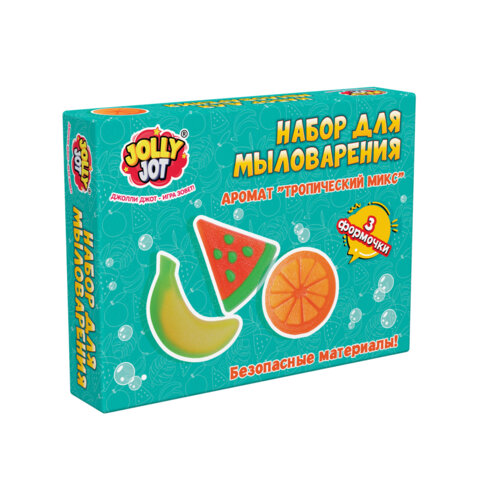 Мыло, набор для мыловарения, 3 фигурки, БОЛЬШИЕ ФОРМЫ, АССОРТИ 2 вида, JOLLY JOT (ДЖОЛЛИ ДЖОТ), 665980