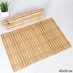 Салфетка для стола Бамбук 30х45 см 4 штуки / BBD31 /уп 60/ Бежевый /ОРР