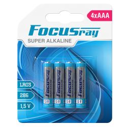 FOCUSray SUPER ALKALINE LR03/BL4 1/12/144 батарейка, шт (4 шт)