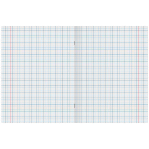 Тетрадь А5, 48 л., STAFF, скоба, клетка, офсет №2 ЭКОНОМ, обложка картон, КОТЫ_АССОРТИ, 405627