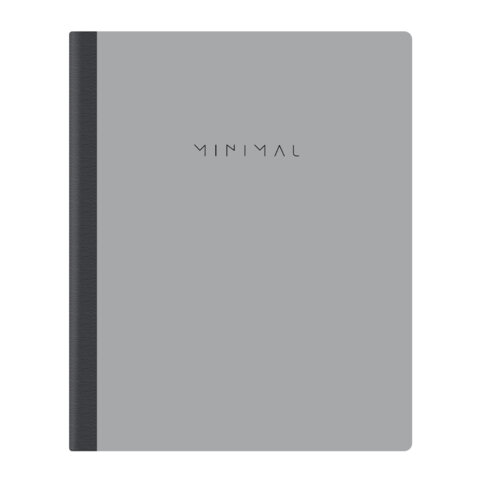 Тетрадь А5 96 л. BRAUBERG, на сшивке с корешком, клетка, обложка картон, "Minimal", 405287