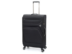 Чемодан «НЕРО», 90 л, Размер L, Цвет черный