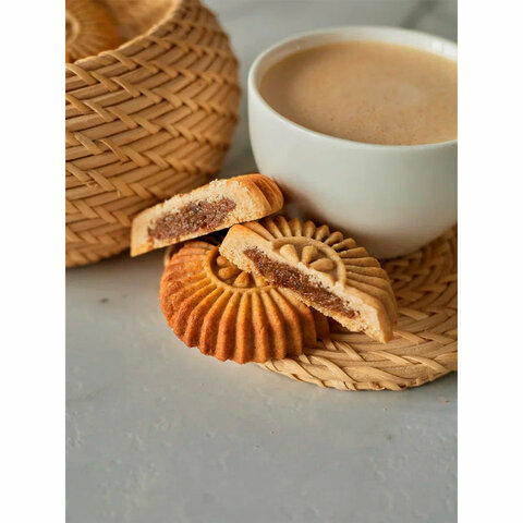 Печенье песочное "Солнышко" с начинкой из финика и изюма, БЕЗ САХАРА, 700 г