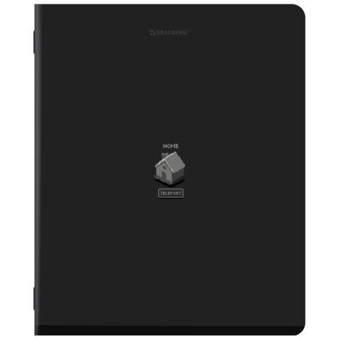 Тетради ДЭК А5 48 л. КОМПЛЕКТ 5 шт., BRAUBERG, скоба, клетка, SoftTouch, "PIXEL", 404922