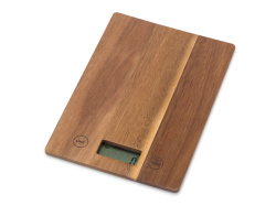 Кухонные весы из акации «Home Chef», Цвет коричневый