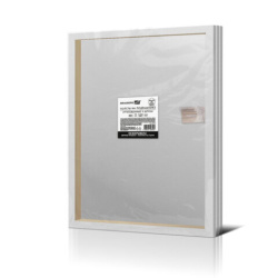 Холсты на подрамнике, набор 3 штуки, BRAUBERG ART BASIC, 40х50 см, 280 г/м2, хлопок, грунт, 192678