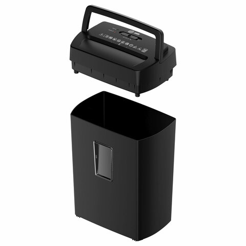 Уничтожитель (шредер) CACTUS CS-SH-12-21-5X20, 4 уровень секретности, фрагменты 5х20 мм, 12 листов, корзина 21 литр, 1928119