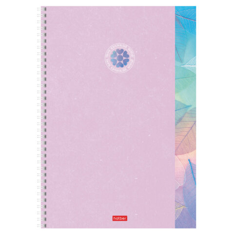 Тетрадь А4 96л. HATBER гребень, клетка, обложка картон, Вдохновение вокруг (микс в спайке), 088815, 96Т4В1гр