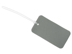 Багажная бирка «Favor» на силиконовой петле, Цвет серый