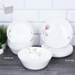 Столовый набор 13 предметов / FLMLQP13/75675 (20023) /уп 4/ Магнолия