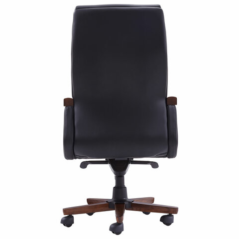 Кресло HAWASAN ''Overlord EX-770'', мультиблок, дерево, натуральная кожа, черное, 532934