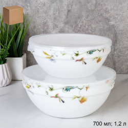 Форма для холодца с крышкой 2 предмета / GRAY-SW2A (7008) /уп 18/ Райский сад/734614