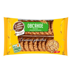 Печенье овсяное ХЛЕБНЫЙ СПАС "Злаковое ассорти", 500 г, 00-2228485