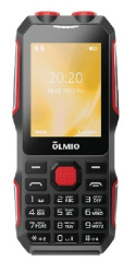 X02 Olmio (черный-красный) Мобильный телефон