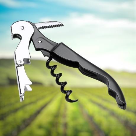 Штопор из нержавеющей стали MERLOT,с двумя положениями