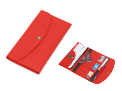 Дорожный органайзер на кнопке «Favor», Цвет красный