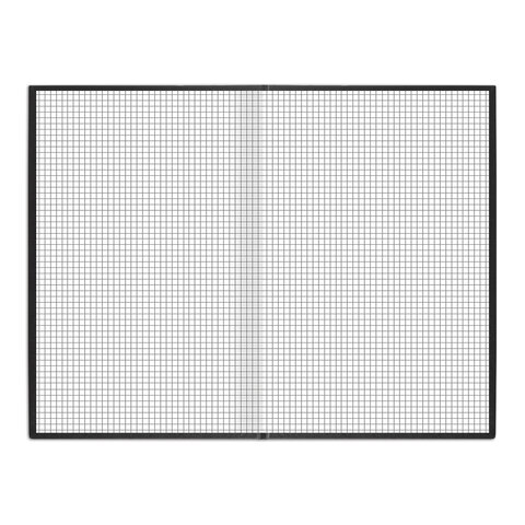 Книга учета 144 л., клетка, твердая, бумвинил, блок офсет, наклейка, А4 (200х290 мм), BRAUBERG, черный,130225