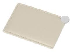 Зеркало в чехле «Style», Цвет серебристый, бежевый