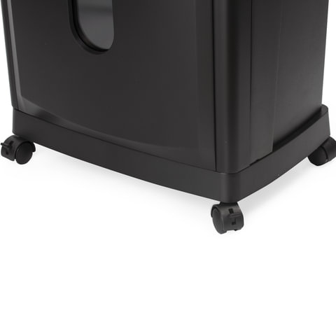 Уничтожитель (шредер) BRAUBERG S18-S, БЕСШУМНЫЙ, 2 уровень секретности, полоски 6 мм, 18 листов, корзина 28 литров, 530961