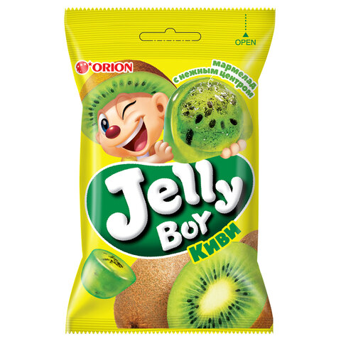 Мармелад жевательный ORION "Jelly Boy" со вкусом киви, 66 г