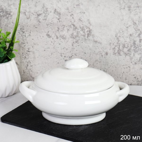Супница с крышкой порционная / SWR-23 /уп 36/
