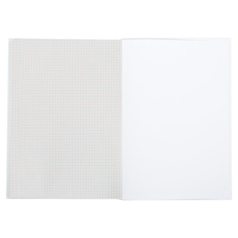 Книга учета 96 л., клетка, твердая, картон, глянцевая, типографский блок, А4 (200х290 мм), STAFF, 130220