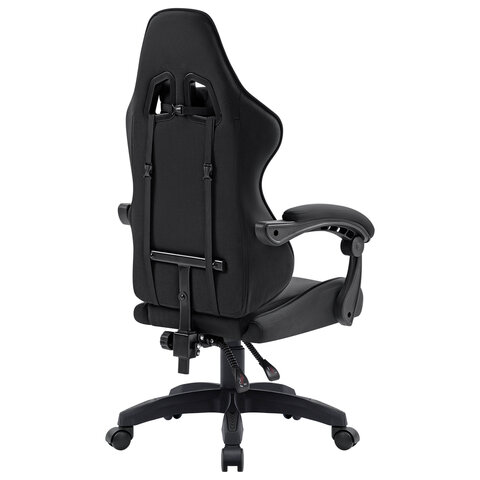 Кресло компьютерное DEFENDER Breeze, 2 подушки, ткань, черное, ш/к 25749, 64299