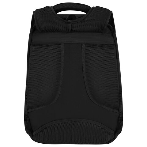 Рюкзак HEIKKI DESERTED (ХЕЙКИ) универсальный, 3 отделения, эргономичный, багажная лента, черный, 47х33х17 см, 273878