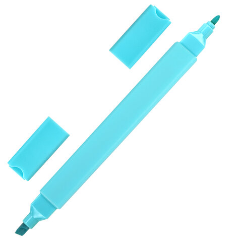 Набор текстовыделителей двусторонних 6 ПАСТЕЛЬНЫХ ЦВЕТОВ, BRAUBERG "Macaroon", линия 1-5 мм, 152513