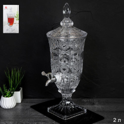 Лимонадник для напитков с краном 2 л / 1915 /уп 6/ Диспенсер