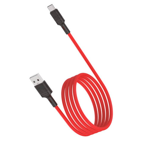 Кабель USB-Type-C, 1 м, VIXION PRO VX-07c, для зарядки и передачи данных, красный, 01239, БП-00000906