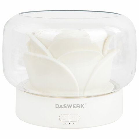 Увлажнитель воздуха аромадиффузор, подсветка и таймер, 400 мл, Аромамасло в ПОДАРОК, DASWERK, 456848