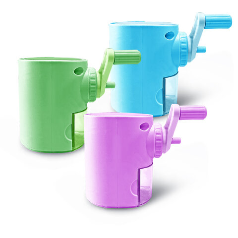 Точилка механическая BRAUBERG KIDS, для простых и цветных карандашей, цвет корпуса ассорти, 272006