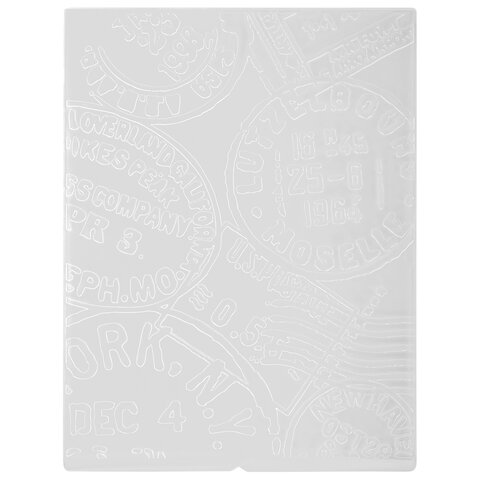 Клише для тиснения 3D "Печати" для Машинки для тиснения ОС-5, 108х146 мм, ОСТРОВ СОКРОВИЩ, 663805, 862-033