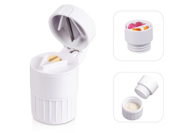 Таблетница с измельчителем «Avicenna», Цвет белый