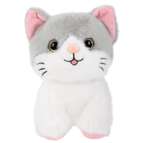 Игрушка мягкая "Котик", 23 см, ассорти 2 цвета, WOOZOO (ВУЗУ), 666778
