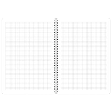 Тетради ДЭК А4 96 л. КОМПЛЕКТ 2 шт., BRAUBERG, гребень, клетка, 80 г/м2, SoftTouch, "Aesthetics", 405586