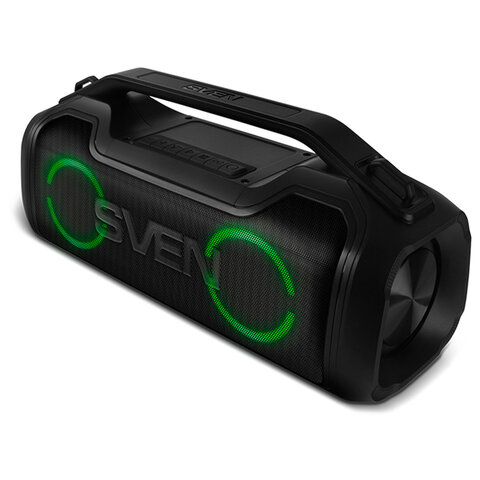 Колонка портативная SVEN PS-390, 50 Вт, TWS, Bluetooth, microSD, черный, SV-021306
