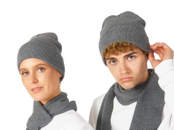 Шапка «Dunant», Цвет темно-серый меланж
