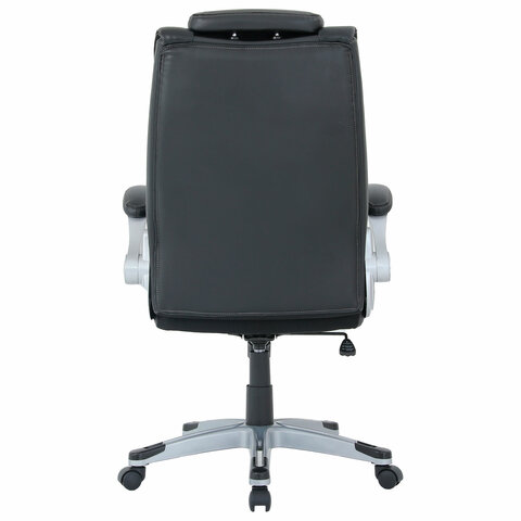 Кресло BRABIX PREMIUM "Phantom EX-553", рециклированная кожа, регулируемый подголовник, черное, 532940