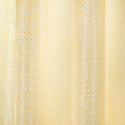 Шторка для ванной ПОЛИЭСТЕР, 180х200 см, кольца в комплекте, ЗОЛОТОЙ БРИЛЛИАНТ, PRIMILA (ПРИМИЛА), 700095