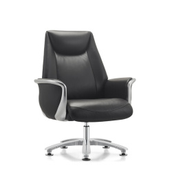 Кресло HAWASAN PREMIUM EX-801, до 200 кг, алюминий, экокожа, черное, 533235