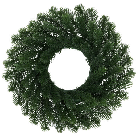 Венок новогодний, диаметр 42 см "Волшебство", литой ПЭТ, ЗОЛОТАЯ СКАЗКА, 592516