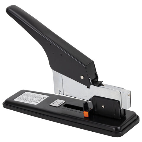 Степлер МОЩНЫЙ №24/6-23/24 металлический STAFF "HEAVY DUTY ECO", до 200 листов, черный, 272737