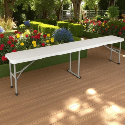 Скамья складная пластиковая Angioletto 180 см.